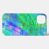 naadloze waterverf blauw, groen Case-Mate iPhone case (Achterkant (horizontaal))