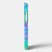 naadloze waterverf blauw, groen Case-Mate iPhone case (Achterkant / Links)
