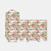 Naadloze waterverf bloemen roze roze roze rozen fl bedankdoosjes (Uitgevouwen)