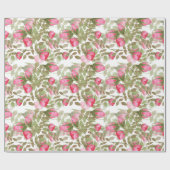 Naadloze waterverf bloemen rozen floreel romantisc cadeaupapier (Vlak)