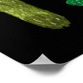 Naadloze waterverf cactuses plant patroon backgro poster (Hoek)