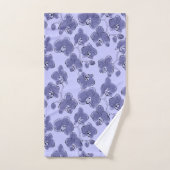 Naadloze waterverf orchideeën falaenopsis bloemen bad handdoek (Handdoek)