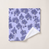 Naadloze waterverf orchideeën falaenopsis bloemen bad handdoek (Wasdoekje)