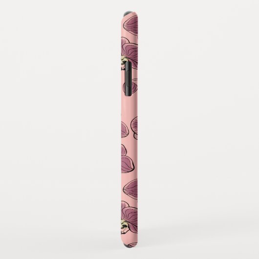 Naadloze waterverf orchideeën falaenopsis bloemen  Case-Mate iPhone case (Achterkant/rechts)