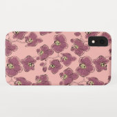 Naadloze waterverf orchideeën falaenopsis bloemen Case-Mate iPhone case (Achterkant (horizontaal))