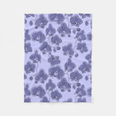 Naadloze waterverf orchideeën falaenopsis bloemen  fleece deken (Voorkant)