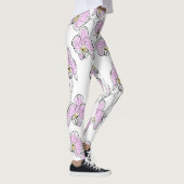 Naadloze waterverf orchideeën falaenopsis bloemen  leggings (Rechts)