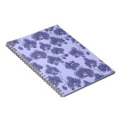 Naadloze waterverf orchideeën falaenopsis bloemen  notitieboek (Rechterzijde)