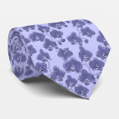 Naadloze waterverf orchideeën falaenopsis bloemen stropdas (Opgerold)