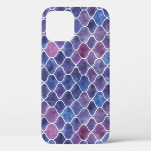 Naadloze Waterverf Violet bloemenpatroon Case-Mate iPhone Case