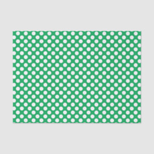 Naadloze White Polka dot - achtergrond Tissuepapier