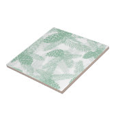 Naadloze winter kerstgroene dennenbomen pa tegeltje (Zijkant)