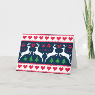 Naadloze winter patroon kerstkaart feestdagen kaart