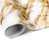 Naadloze wit en goud marmeren print. cadeaupapier (Rol Hoek)