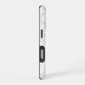 Naadloze witte achtergrond patroon iPhone hoesje (Rechterkant)