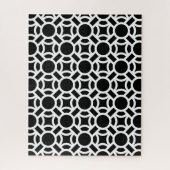Naadloze Witte Patroon DIY Achtergrondkleur Legpuzzel (Verticaal)