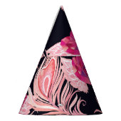 Naadloze zachte Waterverf Valentijns Pattern Feesthoedjes (Links)