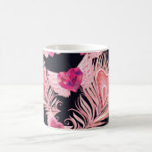 Naadloze zachte Waterverf Valentijns Pattern Koffiemok (Center)