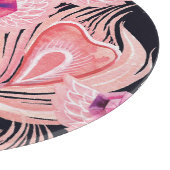 Naadloze zachte Waterverf Valentijns Pattern Snijplank (Hoek)