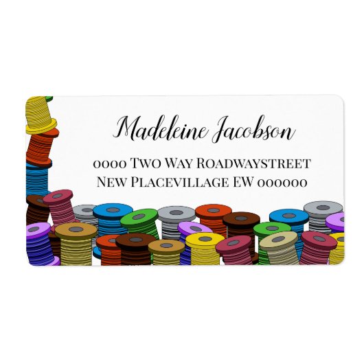 Naadsluiter op maat gemaakt etiket (Voorkant)