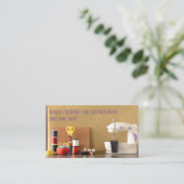 Naadstress / Dressmaking / Modern naaien Visitekaartje (Staand voorkant)