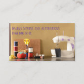 Naadstress / Dressmaking / Modern naaien Visitekaartje (Voorkant)