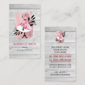 Naadstress Hand genaaid Dressmaker Visitekaartje (Voorkant / Achterkant)