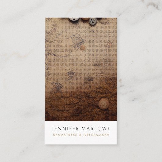 Naadstress kleermaker veranderingen visitekaartje (Voorkant)