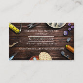 Naadstress of Tailor Desk Hand genaaid Visitekaart Visitekaartje (Achterkant)