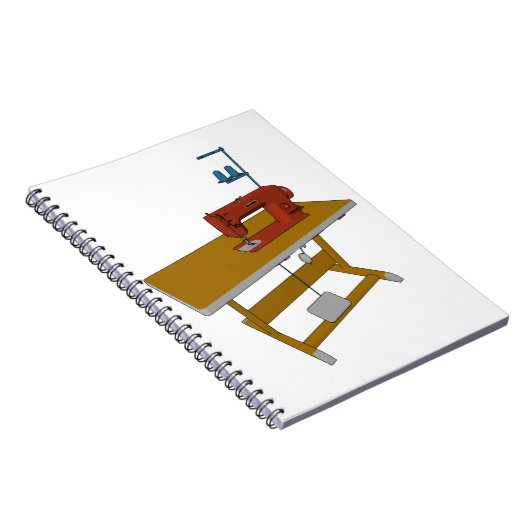 naadtafel en -machine notitieboek (Rechterzijde)