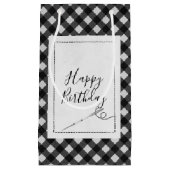 Naaedle Birthday Gingham Klein Cadeauzakje (Voorkant)