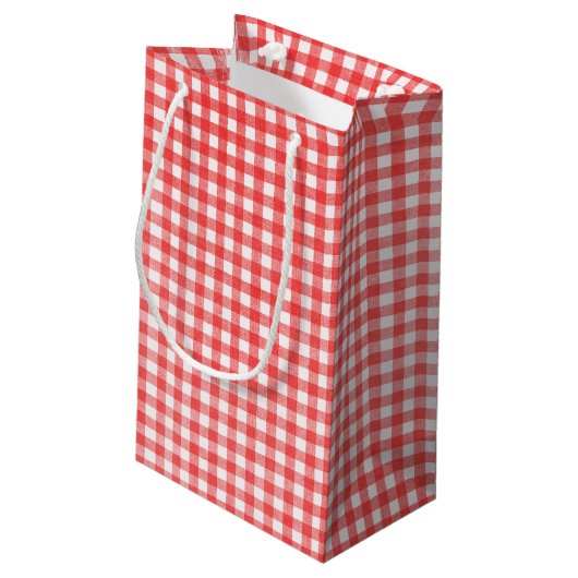 Naaedle Birthday Gingham Klein Cadeauzakje (Achterkant Gekanteld)