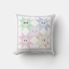 Naai blij kussensloop kussen