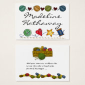 Naai / Brei Enclosure Kaart / Label door SRF (Voorkant /achterkant)