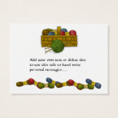 Naai / Brei Enclosure Kaart / Label door SRF (Achterkant)