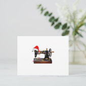 Naai cadeau | Prettig Kerstfeest Naailiefhebber Aankondigingskaart (Staand voorkant)