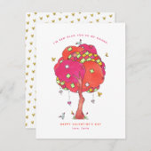 Naai Cute Valentijn Vakantiekaart Feestdagenkaart (Voorkant / Achterkant)