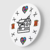 Naai- en Quiltklok Grote Klok (Hoek)