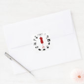 Naai het goed op maat gemaakte stickers (Envelop)
