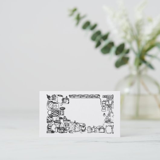 naai het visitekaartje FabricatedFrames.com (Staand voorkant)