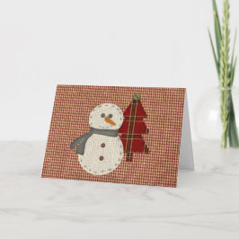 Naai Kerstmis Kaart