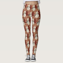Naai Kerstmis Sneeuwman Leggings