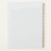 Naai Mooie Blos Roze Witte Draadmand Planner (Achterkant)