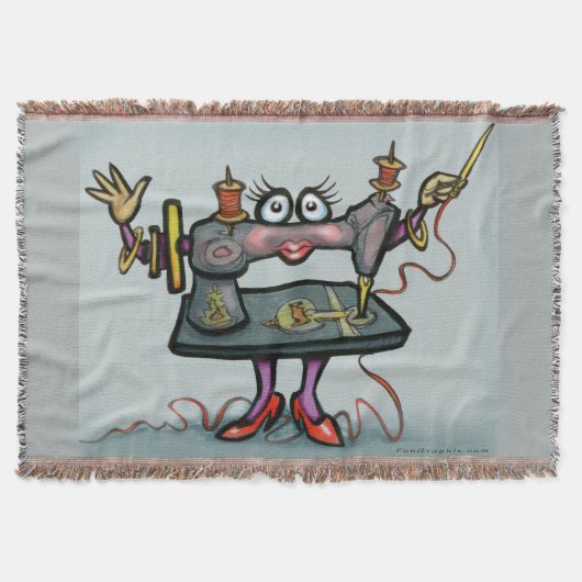 Naai Muur Sticker Deken (Voorkant)