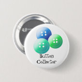 Naai Ontwerp Ronde Button 5,7 Cm (Voorkant /achterkant)