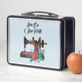 naai op de naaimachine en de molen (In situ)