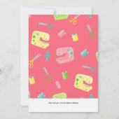 Naai patroon kaart (Achterkant)