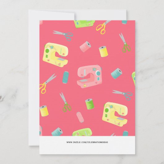 Naai patroon kaart (Achterkant)