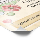 Naai Stikken, Knopen & Lint Reclamebord Foto Afdruk (Hoek)