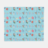 Naai Thema Fleece Deken (Voorkant (Horizontaal))
